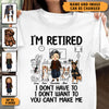 I'm Retired Dog Personalized Shirt, Mother's Day Gift for Dog Lovers, Dog Mom - TSB47PS01