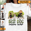 Best Dog Mom Ever Dog Personalized Shirt, Mother's Day Gift for Dog Lovers, Dog Mom - TSB48PS01
