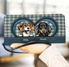 Dog Tweed Personalized Clutch Purse, Personalized Gift for Dog Lovers, Dog Dad, Dog Mom - PU142PS05 - BMGifts