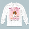 Dogs Make Me Happy Humans Make My Head Hurt Dog Personalized Shirt, Personalized Gift for Dog Lovers, Dog Dad, Dog Mom - TS036PS14 - BMGifts