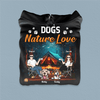 Dogs Nature Love Our Perfect Trio Camping Personalized Shirt, Personalized Gift for Camping Lovers - TSB79PS02 - BMGifts