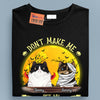 Don't Make Me Get My Flying Meowkeys Cat Personalized Shirt, Halloween Gift for Cat Lovers, Cat Mom, Cat Dad - TSB93PS02 - BMGifts