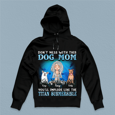 Don't Mess With This Dog Mom Dog Personalized Shirt, Personalized Gift for Dog Lovers, Dog Mom - TSA18PS01 - BMGifts