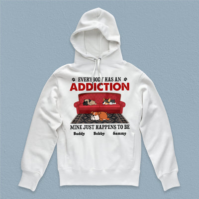 Everybody Has An Addiction Dog Personalized Shirt, Personalized Gift for Dog Lovers, Dog Dad, Dog Mom - TSA17PS01 - BMGifts