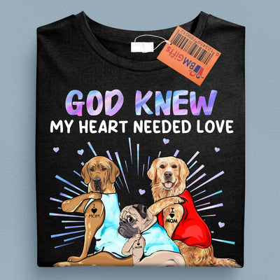 God Sent Me My Dogs Dog Personalized Shirt, Mother’s Day Gift for Dog Lovers, Dog Dad, Dog Mom - TS807PS02 - BMGifts