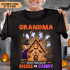 Grandma Never Runs Out Of Kisses Or Candy Grandma Personalized Shirt, Halloween Gift for Nana, Grandma, Grandmother, Grandparents - TSA20PS01 - BMGifts