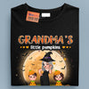 Grandma's Little Pumpkins Grandma Personalized Shirt, Halloween Gift for Nana, Grandma, Grandmother, Grandparents - TSB59PS02 - BMGifts