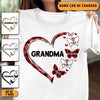 Grandma's Little Butterflies Grandma Personalized Shirt, Mother's Day Gift for Mom, Mama, Parents, Mother, Grandmother - TSB33PS01