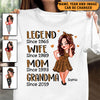 A Legend Woman Grandma Personalized Shirt, Mother's Day Gift for Mom, Mama, Parents, Mother, Grandmother - TSB29PS01