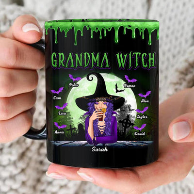 Grandma Witch Grandma Personalized Mug, Halloween Gift for Nana, Grandma, Grandmother, Grandparents - MG127PS01 - BMGifts