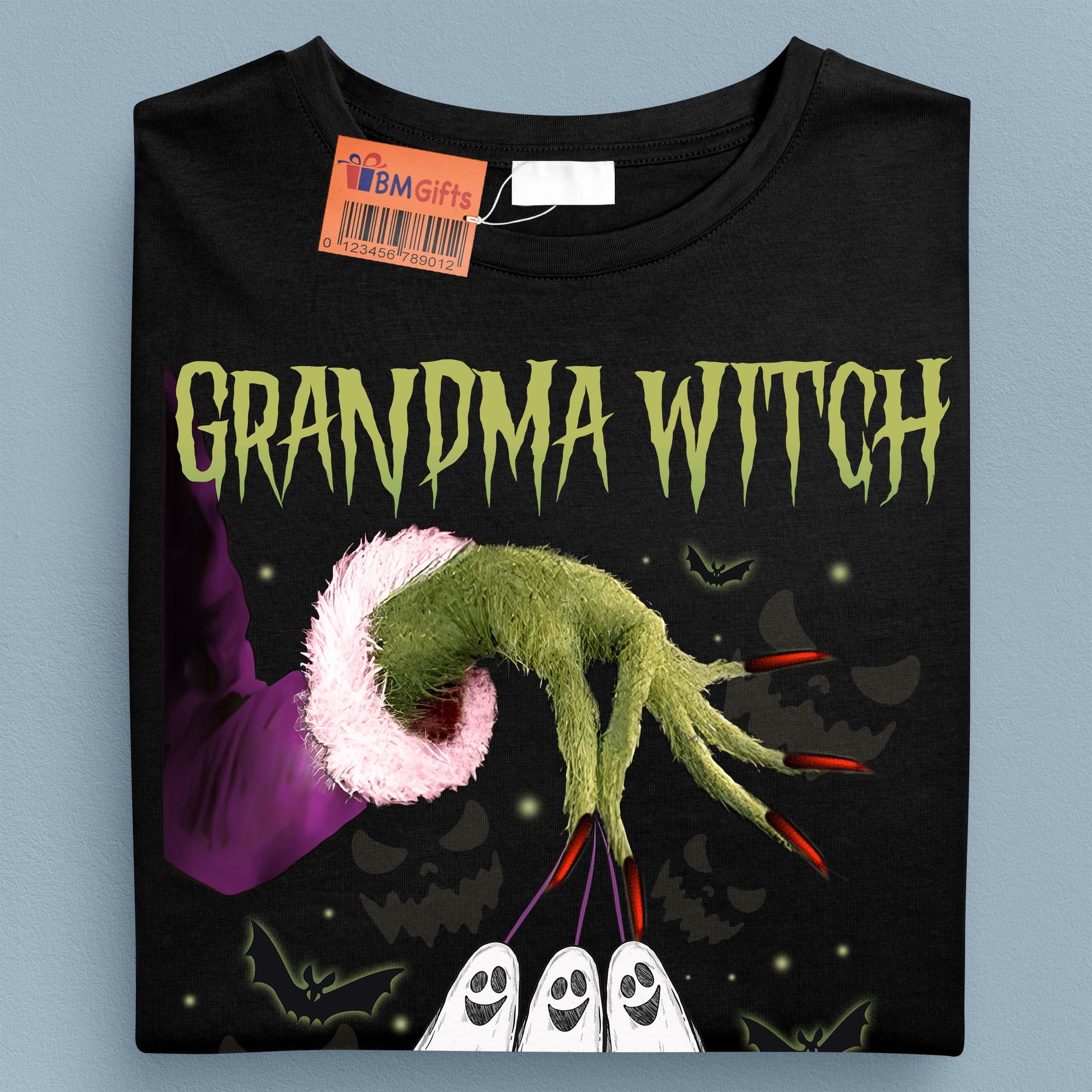 Grandma Witch Grandma Personalized Shirt, Halloween Gift for Nana, Grandma, Grandmother, Grandparents - TS164PS14 - BMGifts