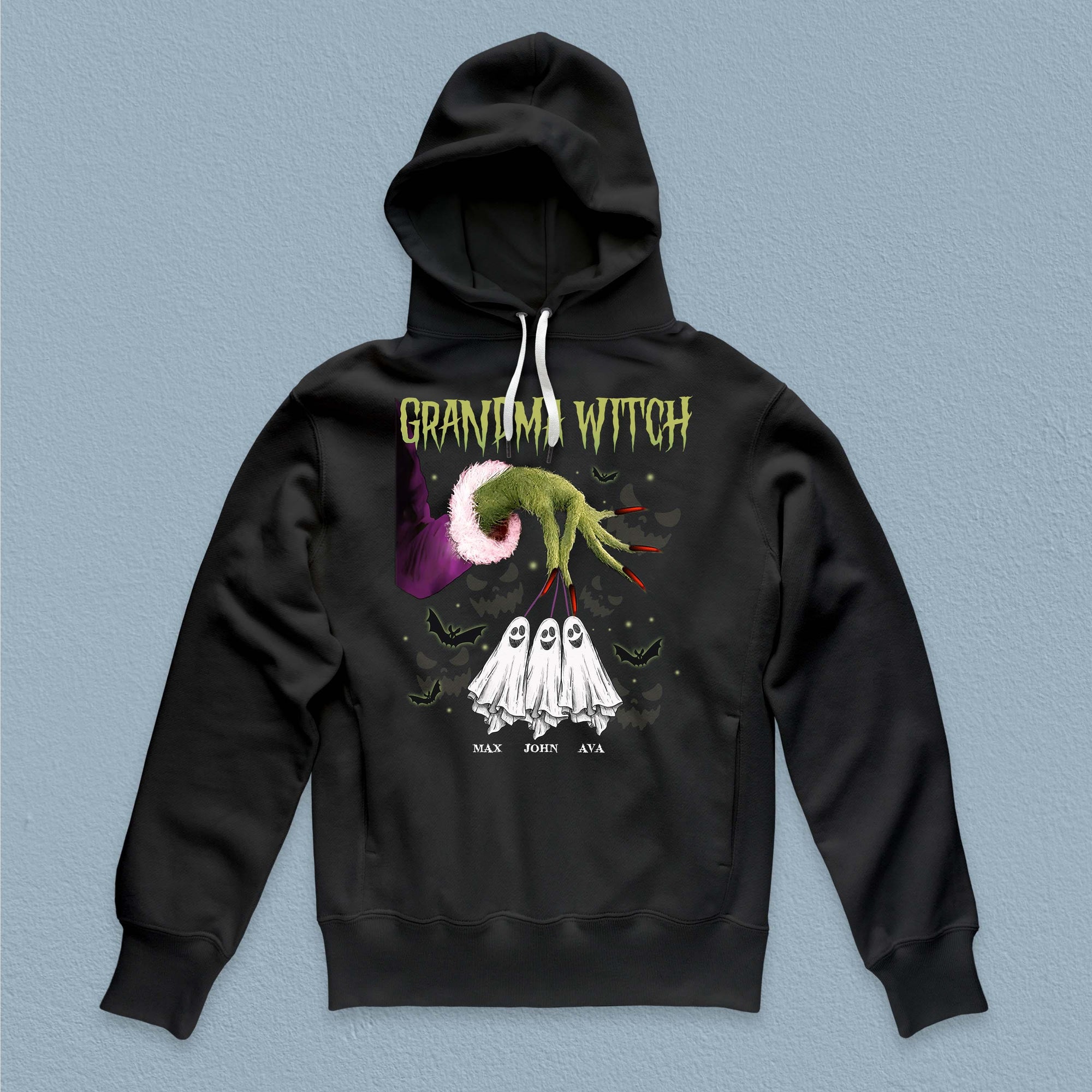 Grandma Witch Grandma Personalized Shirt, Halloween Gift for Nana, Grandma, Grandmother, Grandparents - TS164PS14 - BMGifts