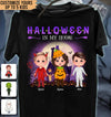 Halloween In My House Grandma Personalized Shirt, Halloween Gift for Nana, Grandma, Grandmother, Grandparents - TSB99PS02 - BMGifts