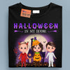 Halloween In My House Grandma Personalized Shirt, Halloween Gift for Nana, Grandma, Grandmother, Grandparents - TSB99PS02 - BMGifts