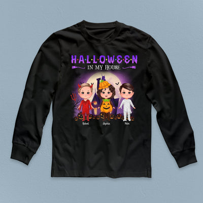 Halloween In My House Grandma Personalized Shirt, Halloween Gift for Nana, Grandma, Grandmother, Grandparents - TSB99PS02 - BMGifts