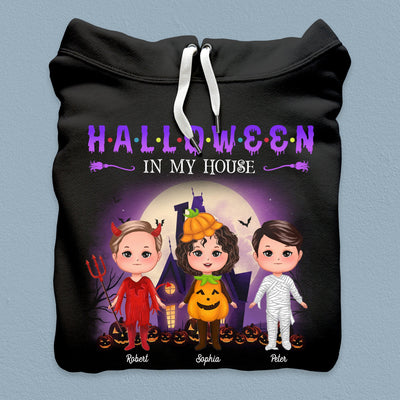 Halloween In My House Grandma Personalized Shirt, Halloween Gift for Nana, Grandma, Grandmother, Grandparents - TSB99PS02 - BMGifts