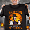 Halloween Is Better With Cats Cat Personalized Shirt, Halloween Gift for Cat Lovers, Cat Mom, Cat Dad - TSB60PS02 - BMGifts