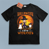 Halloween Is Better With Cats Cat Personalized Shirt, Halloween Gift for Cat Lovers, Cat Mom, Cat Dad - TSB60PS02 - BMGifts