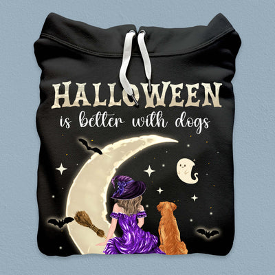 Halloween Is Better With Dogs Dog Personalized Shirt, Halloween Gift for Dog Lovers, Dog Dad, Dog Mom - TSA82PS02 - BMGifts