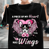 Happy 4th July A Piece Of My Heart Has Wings Dog Personalized T-shirt, US Independence Day Gift for Dog Lovers, Dog Dad, Dog Mom - TS063PS15 - BMGifts