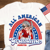 Happy 4th July All American Grandma Grandma Personalized Shirt, US Independence Day Gift for Nana, Grandma, Grandmother, Grandparents - TS937PS01 - BMGifts