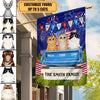 Happy 4th July Americat Cat Personalized Flag, US Independence Day Gift for Cat Lovers, Cat Mom, Cat Dad - GA001PS15 - BMGifts