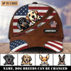 Dog America Flag Personalized Cap, Personalized Gift for Dog Lovers, Dog Dad, Dog Mom - CP294PS08 - BMGifts