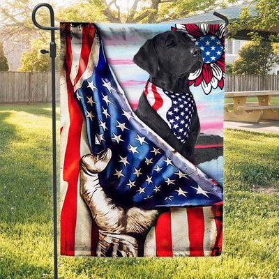Happy 4th July Dog Personalized Flag, US Independence Day Gift for Dog Lovers, Dog Mom, Dog Dad - GA014PS15 - BMGifts