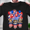 Happy 4th July Dog With Hat Dog Personalized T-shirt, US Independence Day Gift for Dog Lovers, Dog Dad, Dog Mom - TS035PS15 - BMGifts