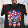 Happy 4th July Dog With Hat Dog Personalized T-shirt, US Independence Day Gift for Dog Lovers, Dog Dad, Dog Mom - TS035PS15 - BMGifts