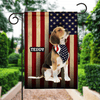 Happy 4th July Flag Of United States Dog Personalized Garden Flag, US Independence Day Gift for Dog Lovers, Dog Dad, Dog Mom - GA060PS02 - BMGifts