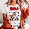 Happy 4th July Gnome With Ladybugs Grandma Personalized Shirt, US Independence Day Gift for Nana, Grandma, Grandmother, Grandparents - TS042PS14 - BMGifts