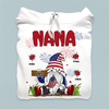 Happy 4th July Gnome With Ladybugs Grandma Personalized Shirt, US Independence Day Gift for Nana, Grandma, Grandmother, Grandparents - TS042PS14 - BMGifts