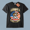 Happy 4th July God Bless America Dog Personalized T-shirt, US Independence Day Gift for Dog Lovers, Dog Dad, Dog Mom - TS061PS15 - BMGifts