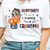 Happy 4th July Happiness Is Being A Grandma Grandma Personalized Shirt, US Independence Day Gift for Nana, Grandma, Grandmother, Grandparents - TS936PS01 - BMGifts