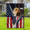 Happy 4th July In American Dog Personalized Flag, US Independence Day Gift for Dog Lovers, Dog Mom, Dog Dad - GA010PS15 - BMGifts