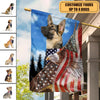 Happy 4th July In American Dog Personalized Flag, US Independence Day Gift for Dog Lovers, Dog Mom, Dog Dad - GA013PS15 - BMGifts