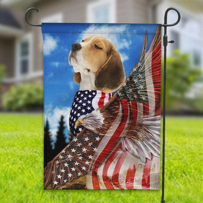 Happy 4th July In American Dog Personalized Flag, US Independence Day Gift for Dog Lovers, Dog Mom, Dog Dad - GA013PS15 - BMGifts