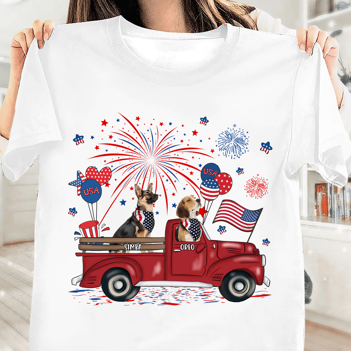 Dog 4th 2024 of july shirt