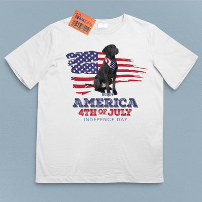 Happy 4th July Let's Celebrate The 4th Of July Dog Personalized Shirt, US Independence Day Gift for Dog Lovers, Dog Dad, Dog Mom - TS963PS01 - BMGifts