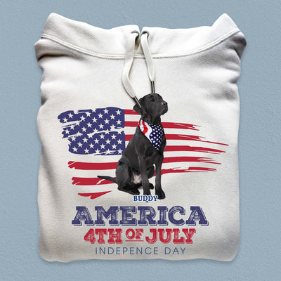 Happy 4th July Let's Celebrate The 4th Of July Dog Personalized Shirt, US Independence Day Gift for Dog Lovers, Dog Dad, Dog Mom - TS963PS01 - BMGifts