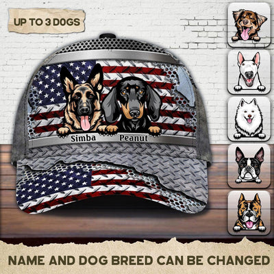 Personalized Dog Classic Cap, Personalized Gift for Dog Lovers, Dog Dad, Dog Mom - CPC35PS06 - BMGifts