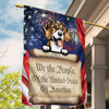 Happy 4th July We The People Of The United State Of America Dog Personalized Flag, US Independence Day Gift for Dog Lovers, Dog Mom, Dog Dad - GA019PS15 - BMGifts
