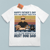 Happy Father's Day To The World's Best Dog Dad Dog Personalized Shirt, Father’s Day Gift for Dog Lovers, Dog Dad, Dog Mom - TSA69PS02 - BMGifts