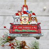 Have Yourself Furry Little Christmas Dog Personalized Custom Shaped Ornament, Christmas Gift for Dog Lovers, Dog Dad, Dog Mom - WO007PS01 - BMGifts