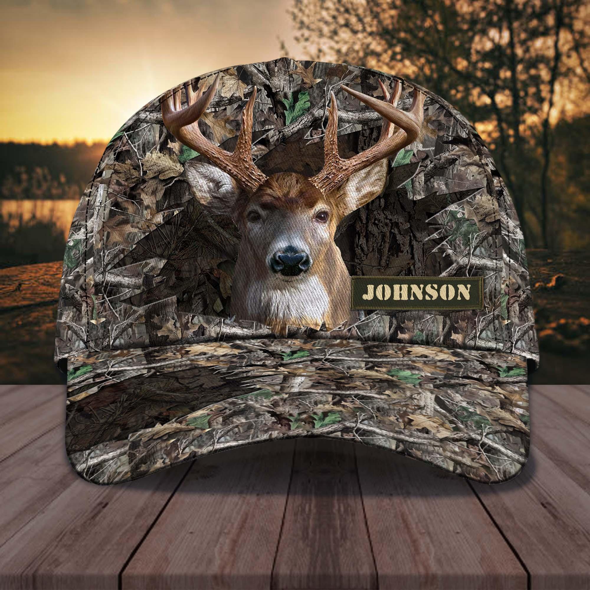 Hunting Personalized Classic Cap, Personalized Gift for Hunting Lovers - CP125PS01 - BMGifts