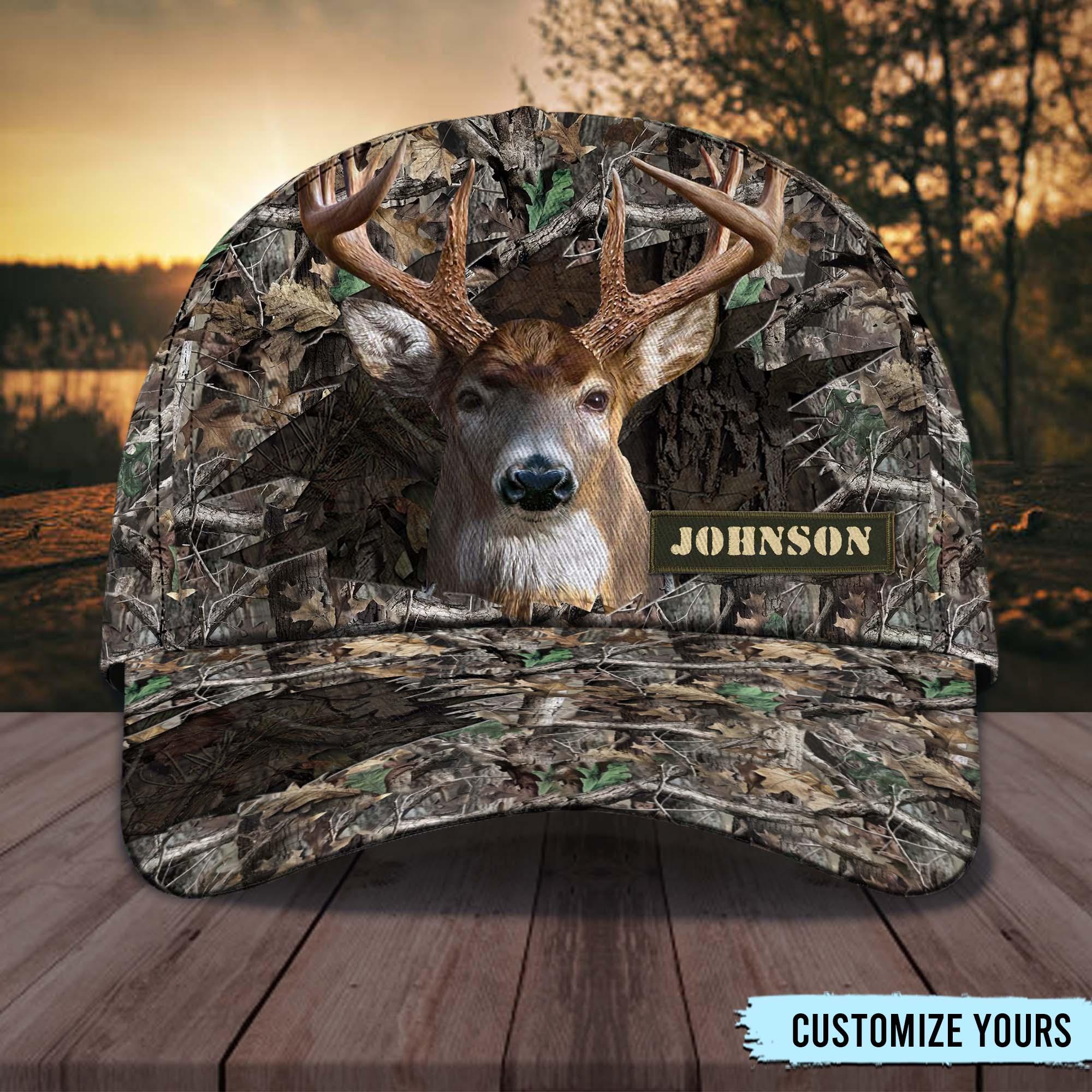 Hunting Personalized Classic Cap, Personalized Gift for Hunting Lovers - CP125PS01 - BMGifts