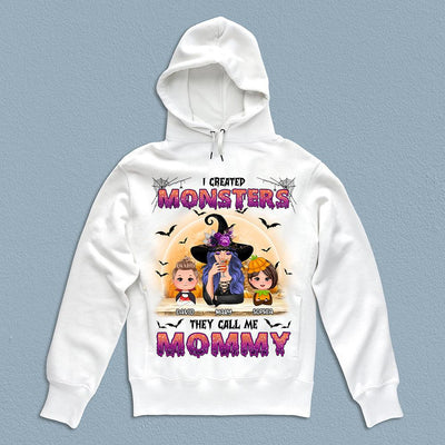 I Created Monsters They Call Me Mommy Mother Personalized Shirt, Halloween Gift for Mom, Mama, Parents, Mother, Grandmother - TSB34PS02 - BMGifts