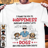 I Found The Key To Happiness Dog Personalized Shirt, Personalized Gift for Dog Lovers, Dog Dad, Dog Mom - TS987PS01 - BMGifts