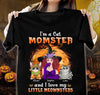 I'm A Cat Momster Cat Personalized Shirt, Halloween Gift for Cat Lovers, Cat Mom - TSA54PS01 - BMGifts